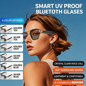 Gafas Inteligentes con Bluetooth y Traducción por IA, Reproducción de Música, Función de Llamadas - Protección para Conducir, Lentes Polarizadas Resistentes a los Rayos UV - Product Image 6