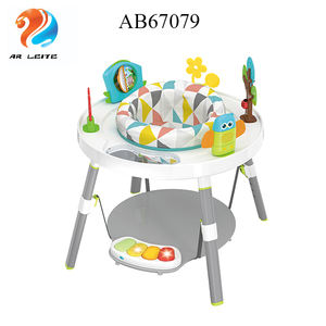 חדש יערות גשם לפעוטות משולבת 3 ב 1 חשמלי מוסיקלי jumperoo ג 'ונגל להקפיץ כיסא תינוק קפיצות כיסא תינוק הליכון - Product Image 4