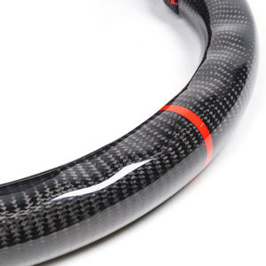 Fit 2013-2020 Mk7/Mk7.5 <span class=keywords><strong>GTD</strong></span>/R <span class=keywords><strong>Golf</strong></span> <span class=keywords><strong>7</strong></span> Volant de sport plat en Fiber de carbone véritable Non chauffé - Product Image 6