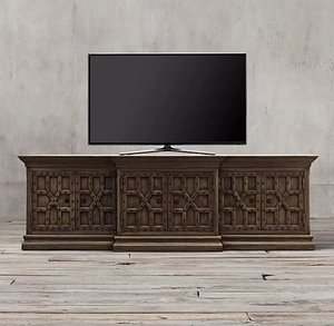 Sala <span class=keywords><strong>de</strong></span> estar americana moderna, alta gama, restaura maneras antiguas <span class=keywords><strong>de</strong></span> hacer, soporte <span class=keywords><strong>de</strong></span> TV <span class=keywords><strong>de</strong></span> <span class=keywords><strong>madera</strong></span> maciza antigua - Product Image 3