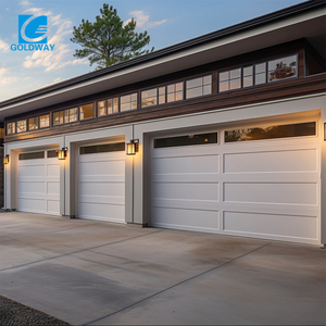 <span class=keywords><strong>Porte</strong></span> <span class=keywords><strong>de</strong></span> garage manuelle en polymère Goldway avec fonction antivol, isolée, design enroulable 16x8 pour usage intérieur/extérieur - Product Image 4