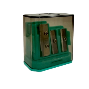 Taille-crayon carré ABS à 3 trous, garantie de qualité, 4,8x3x4,7cm, nouveau produit, papeterie créative - Product Image 2