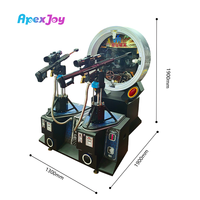 Machine de jeu d'arcade de tir Sniper Elite VR, machine de jeu d'arcade de tir pour le divertissement en salle d'arcade