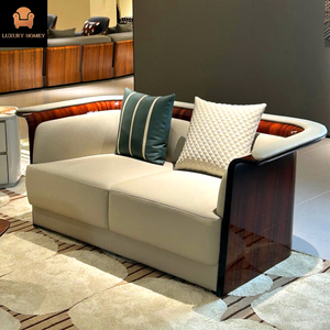 One Stop Luxury Furniture Solution <span class=keywords><strong>Italian</strong></span> designer home improvement soggiorno art furniture sofa set - Product Image 4