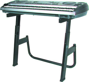 QUIK LOK M/91 Single-Tier Keyboard Stand 66.5-91.5 cm Height Adjustable All-Steel 10.5 Kg Black <b>Musical</b> <b>Instrument</b> Accessory - Product Image 2
