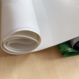 Precio de fábrica, 18oz, tela de PVC para exteriores, Anti UV, <span class=keywords><strong>blanco</strong></span>, impermeable, Anti-moho, rollo de lona, Tarpal para cubiertas de aves de corral - Product Image 3