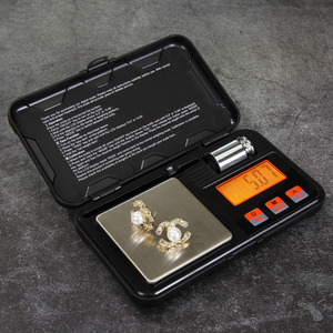 Báscula Digital de Bolsillo Changxie de Alta Precisión para Medir Oro y Joyas, 50g 200g 0.01g 0.001g, con Peso de Calibración - Product Image 6