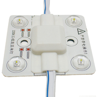 Module LED de lampe à chaîne en bloc blanc chaud 220V 68*68mm 2W, boîte à lumière, réflexion diffuse, film de plafond tendu
