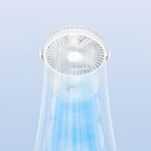 Nhà hộ gia đình USB máy tính để bàn fan hâm mộ 360 độ vô hạn biến tốc độ 4000mAh xách tay có thể sạc lại sàn fan hâm mộ - Product Image 6