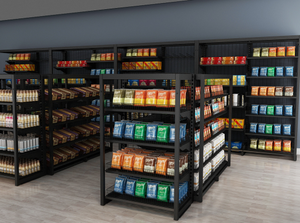 Ownace Đa Chức Năng Kim Loại Bán Lẻ Cửa Hàng Hiển Thị Kệ Cho Tùy Chỉnh Gondola Cửa Hàng Kệ Dây Hiển Thị Giá - Product Image 2