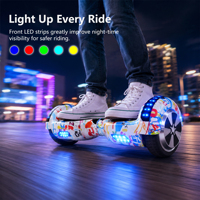 Ventes chaudes : Hoverboard auto-équilibré à deux roues, vitesse 12 km/h, scooter électrique tout-terrain, scooter intelligent, Bluetooth, Escooter