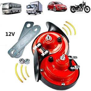 Repuestos para Motocicletas, Bocina para Auto de 12V, Bocina para Moto, Bocina de Doble Tono, Bocina Eléctrica para Dar Claxon - Product Image 2