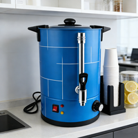 Urne à eau isotherme en acier inoxydable de 25 L, qualité alimentaire, sur mesure, pour le stockage d'eau chaude, idéale pour la cuisine familiale et les dîners de fêtes, résistante à la rouille