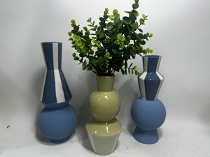 Florero de cerámica moderno elegante para decoración de boda al por mayor, soporte para decoración del hogar, florero de flores <span class=keywords><strong>artificiales</strong></span> - Product Image 5
