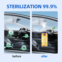 Désodorisant pour voiture, spray éliminateur d'odeurs, élimination puissante des odeurs, antibactérien, désodorisant pour l'intérieur de la voiture