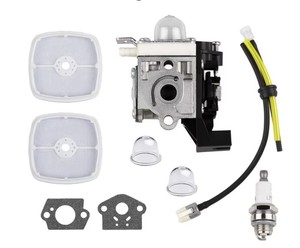 Kit d'entretien de carburateur pour débroussailleuse Echo SRM-<span class=keywords><strong>225</strong></span> PAS-<span class=keywords><strong>225</strong></span> GT-<span class=keywords><strong>225</strong></span> PE-<span class=keywords><strong>225</strong></span> Weed-Eater avec filtre à air, tuyau d'alimentation et carburateur RB-K93 - Product Image 2