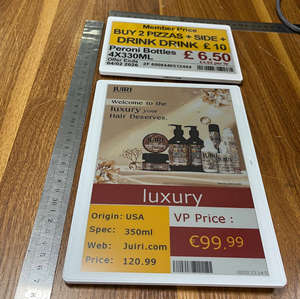 Pantalla de tinta electrónica E-Ink con Bluetooth BLE 5.0 API ESP32 ESL para etiquetas de precio digitales de supermercado, etiqueta electrónica de estantería de 10.2 pulgadas. - Product Image 3