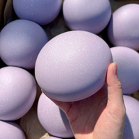 Jouet Squishy en Plastique Ultra-Adhésif et Ultra-Moelleux Saveur Taro, Effet Musculaire Souple, Rebond Lent, Anti-Stress Créatif