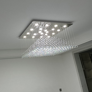 Candelabro LED de cristal K9 de lujo, accesorio de decoración interior de diseño europeo, Hotel, Villa, sala de estar - Product Image 5