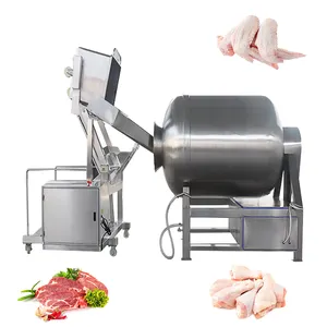 Large Meat Vaccum Marinated Machine Chicken Pork Massage Automatic Control with Trolley Meat Vacuum Tumble
