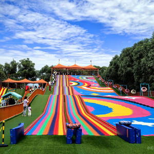 놀이 공원 어린이 무지개 슬라이드, 무동력 엔터테인먼트, 무지개 슬라이드, 야외 엔터테인먼트, 무지개 슬라이드 - Product Image 4