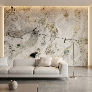 Marmo di Lusso Blu <span class=keywords><strong>Tiffany</strong></span>, Lastra Lucida Trasparente di Alta Qualità per Decorazione di Ville di Prestigio - Product Image 1