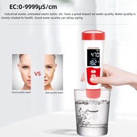 Testeur de qualité de l'eau portable 4-en-1 PH/EC/TDS/Température, stylo de test numérique pour l'eau potable, l'aquarium, la piscine, la vinification