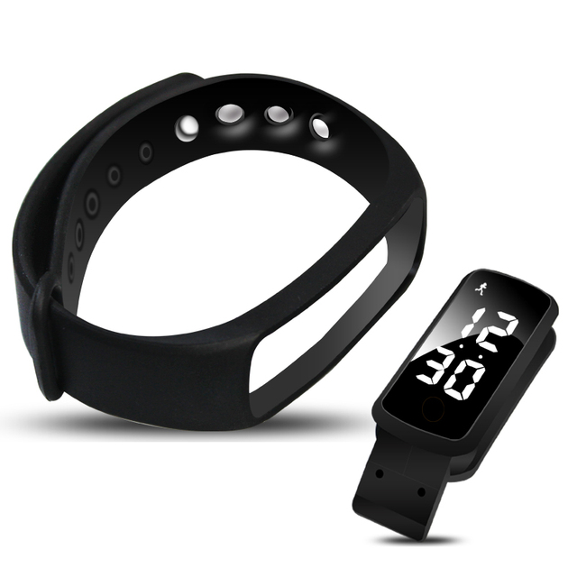 U6-V Touch Screen Vibration LED Water Resistant Watches Calorie Distance Counter Watches Men Wrist