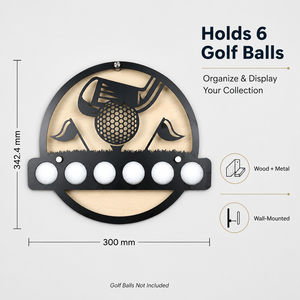 Support mural personnalisé pour balles de golf, idéal pour les magasins de golf, la vente au détail, les articles promotionnels, les cadeaux de tournoi et les projets OEM - Product Image 2