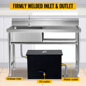Acier inoxydable <span class=keywords><strong>sous</strong></span> évier Restaurant piège à <span class=keywords><strong>graisse</strong></span> séparateur <span class=keywords><strong>de</strong></span> <span class=keywords><strong>graisse</strong></span> écumoire d'huile automatique et piège à <span class=keywords><strong>graisse</strong></span> - Product Image 4