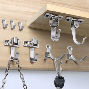 <span class=keywords><strong>Porte</strong></span>-manteaux en gros avec crochets rétractables <span class=keywords><strong>pour</strong></span> <span class=keywords><strong>salle</strong></span> <span class=keywords><strong>de</strong></span> <span class=keywords><strong>bain</strong></span> d'hôtel, moderne, blanc, or brossé, <span class=keywords><strong>mural</strong></span> - Product Image 2