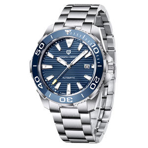 PAGANI DESIGN 1668A Hombres Relojes de pulsera de cuarzo Cronógrafo 10ATM Reloj de lujo de acero inoxidable a prueba de agua - Product Image 2