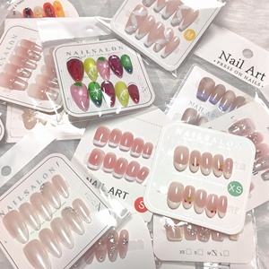 <span class=keywords><strong>Precio</strong></span> al por mayor MOQ bajo <span class=keywords><strong>uñas</strong></span> hechas a mano al azar Gel acrílico Prensa en <span class=keywords><strong>uñas</strong></span> manicura UV <span class=keywords><strong>uñas</strong></span> postizas artificiales gruesas para mujeres - Product Image 4