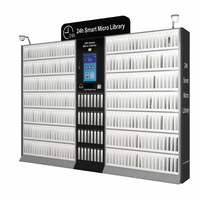 HAUMR Library Holds Locker RemoteLocker LibCabinet Kiosco de autoservicio para entrega y devolución de libros para centros comunitarios