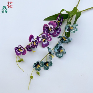 Fleurs artificielles en soie 3D, orchidées, décoration de mariage, décoration de la maison, style tropical, tige unique, décoration de jardin - Product Image 2