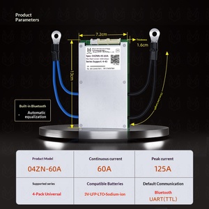 Carte de protection de batterie au lithium ANT BMS 4S-32S 48V 60V 72V avec Bluetooth pour LiFePO4, Li-ion Ternaire, <span class=keywords><strong>EV</strong></span> - Product Image 6
