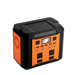 US Stock Portable lithium battery solar generator 300W 3.7V 80Ah 296Wh portable power station for Outdoor Camping