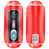 Produit phare : Masturbateur oral réaliste 2 en 1, double tête escargot, type 'Airplane Cup', pour hommes, jouet sexuel, fournisseur dropshipping