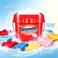 Poudre à lessiver naturelle écologique Ansmann Oxygen Enzyme, seau de 5 kg, puissant détachant, détergent en vrac longue durée