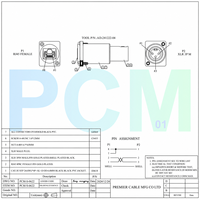 Connecteur RJ45 Femelle vers XLR 3 Broches Mâle Type D à Montage sur Panneau CAT5e STP pour Table de Mixage Audio, Contrôle d'Éclairage de Scène, Rack de Diffusion, Pro AV