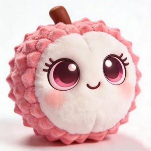 Peluche de lichi personalizado, peluche de lichi, juguete de peluche de fruta, lindo peluche de fruta - Product Image 1
