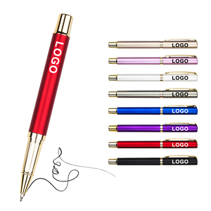 Custom Logo Multi-colors Plastic Gel Ink Pen Blue Wholesale 1.00mm Writing <b>Cheap</b> Student Office Supplies Advertising for <b>Gifts</b> - Product Image 1
