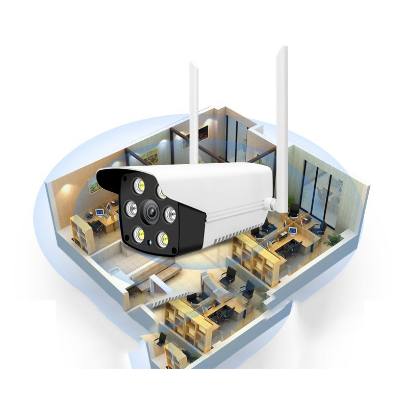 Megcam для использывания на открытом воздухе, P2P экшн-камера с Wi-Fi подключением ИК IP пуля Водонепроницаемая камера ночного видения двухстороннее аудио динамик CCTV камера