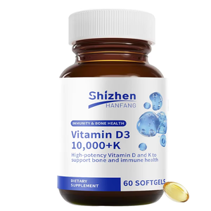 <span class=keywords><strong>Vitamina</strong></span> <span class=keywords><strong>D3</strong></span> 10,000 UI + Cápsulas Blandas de K |   Soporte de Alta Potencia para la Salud Ósea e Inmunológica - Product Image 1