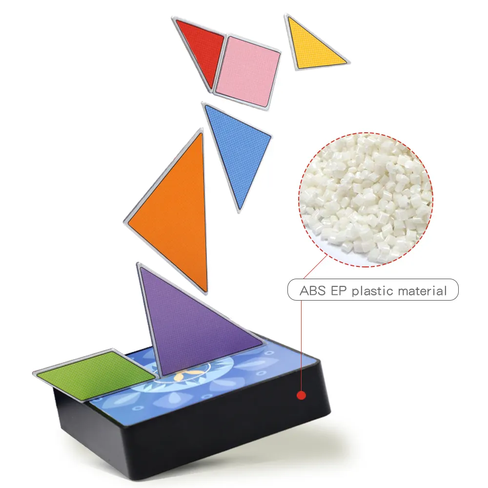 Populer Gaya Modern Besi Logam Magnetic Jigsaw Puzzle 3D Puzzle Game Vertikal Untuk Keluarga