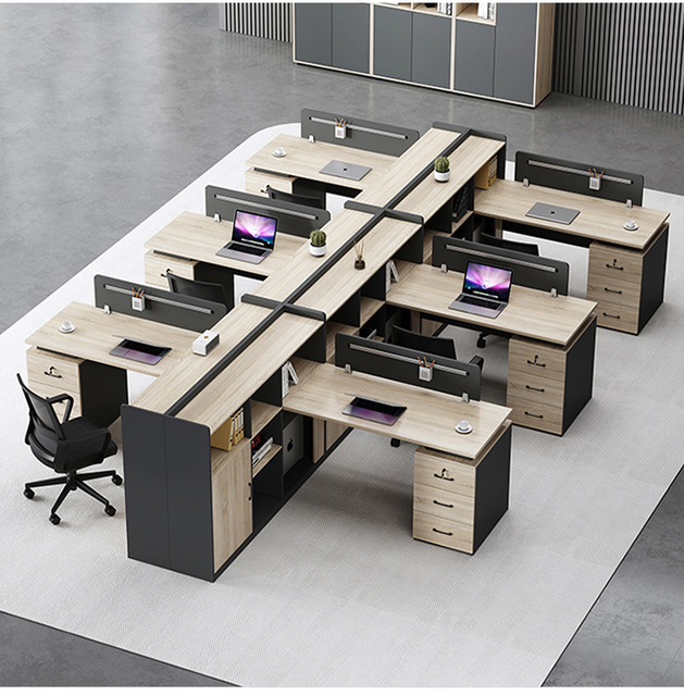 Office Workstations Working Station System Furniture Shared Office Desk