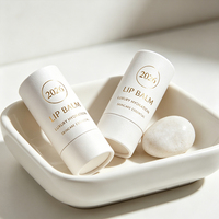 Tube en papier écologique personnalisé pour baume à lèvres, déodorant stick, rouge à lèvres, emballage cosmétique biodégradable