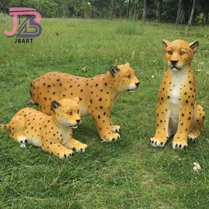 Customized Large Animal Resin Sculptures Outdoor Zoo Decorative Animal ...