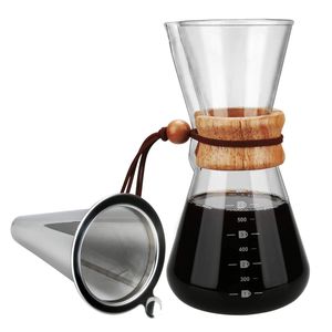 1 3 Cup Wood Neck 6 Taz Square Filtro Slow Coffee Avec Plug <span class=keywords><strong>De</strong></span> Vidrio Para Hombre Ottomatic Maker Suokang - Product Image 4