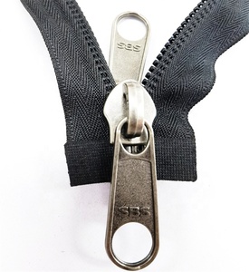 SBS Brand 5#8#10# <strong>Nylon</strong> Open-End Invisible <strong>Zipper</strong> Strong Factory Custom Made Double-Sided Slider for Bags Garment Home Textile - Product Image 2